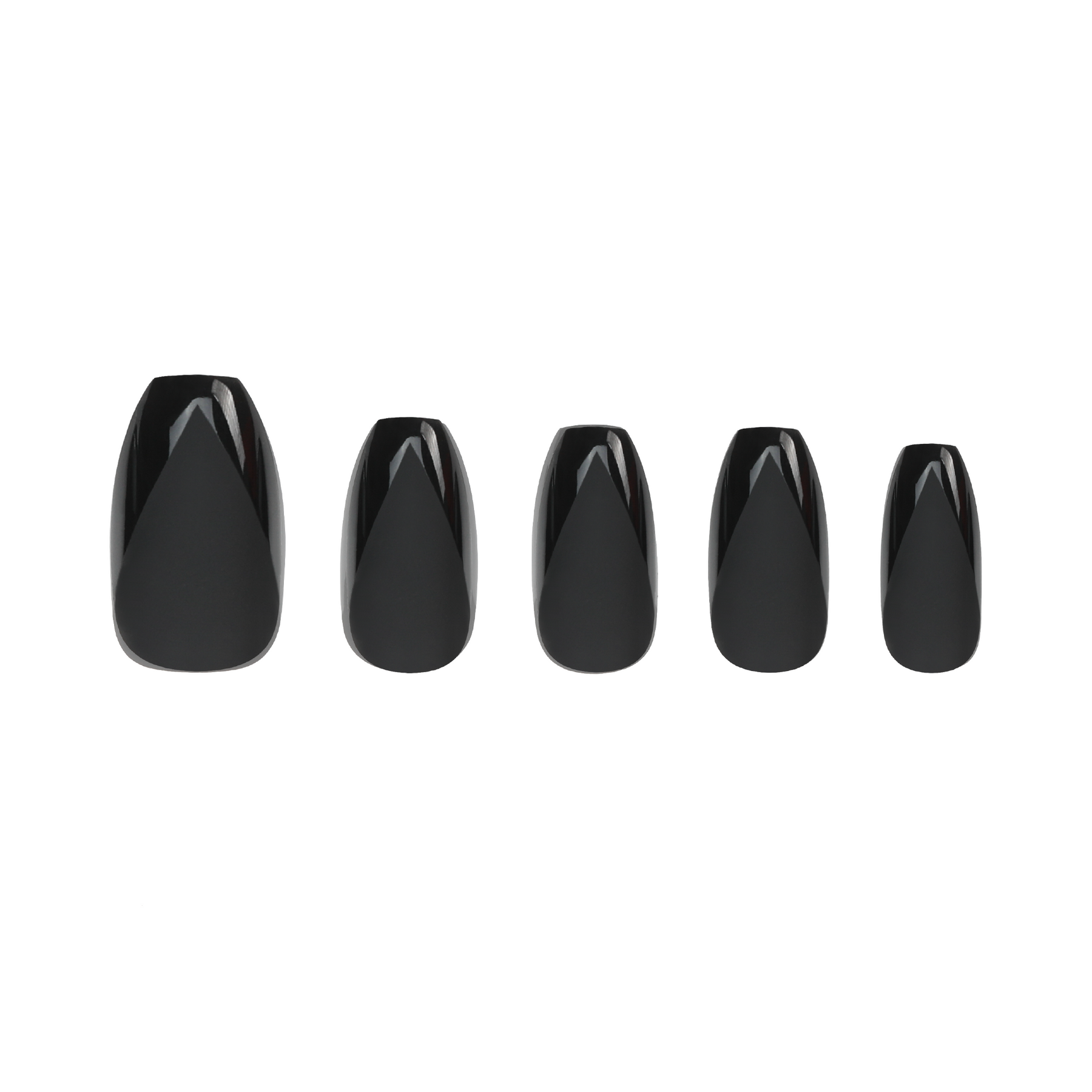 Black coffin nails deals